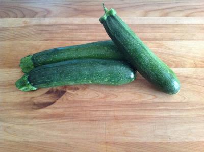 3 whole zucchini