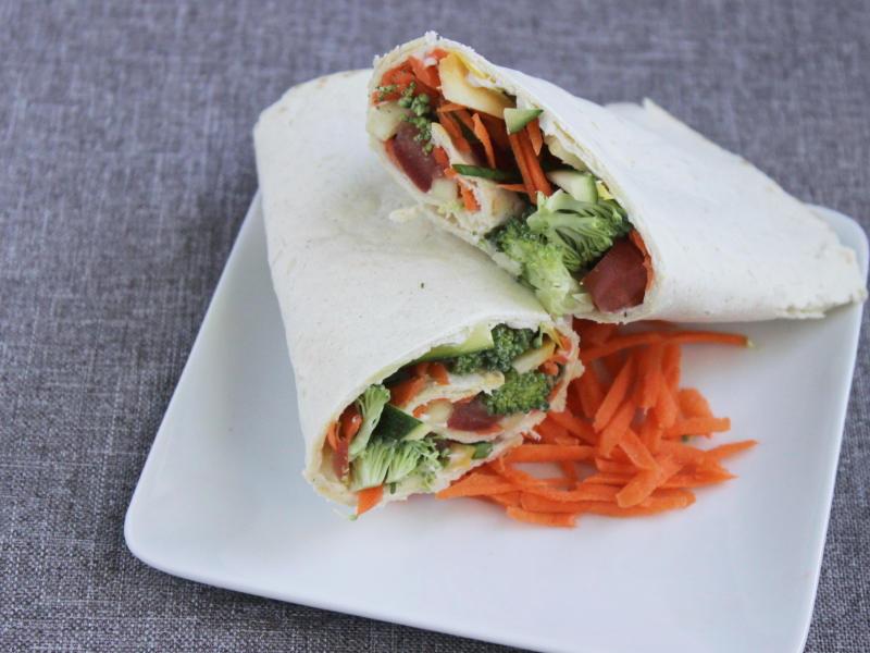 Crunchy Vegetable Wraps