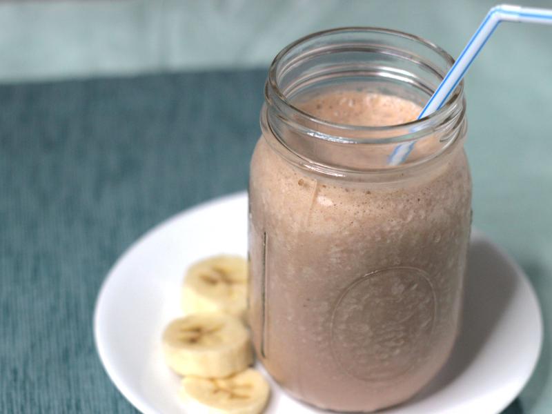 Peanut butter banana smoothie