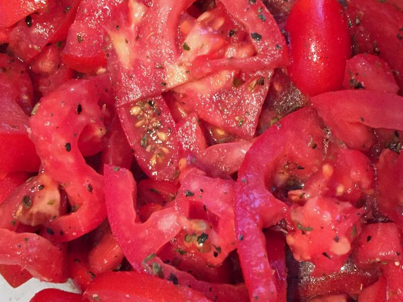 herbed tomato salad